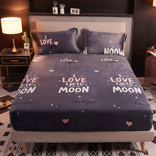 Flannel bedspread and hats bed cover thickened to keep warm - Bay Buy Shopping