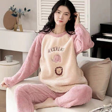 Flannel Women Pajamas Sets Sleepwear Home - Bay Buy Shopping