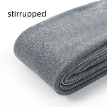 Fleece - lined Thick Cotton Vertical Stripes Belly Support Adjustable Pantyhose - Bay Buy Shopping