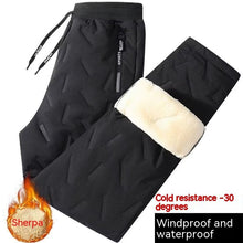 Fleece - lined Thickened Snow Lady Down Cotton Pants - Bay Buy Shopping