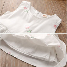 Floral Embroidered Skirt With Small Flowers - Bay Buy Shopping