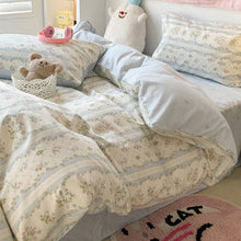 Four - piece Bed Set Pure Cotton Student Dormitory Duvet Cover Sheets - Bay Buy Shopping