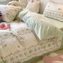 Four - piece Bed Set Pure Cotton Student Dormitory Duvet Cover Sheets - Bay Buy Shopping