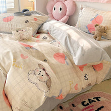 Four - piece Bed Set Pure Cotton Student Dormitory Duvet Cover Sheets - Bay Buy Shopping
