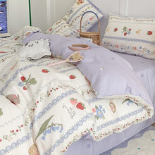 Four - piece Bed Set Pure Cotton Student Dormitory Duvet Cover Sheets - Bay Buy Shopping