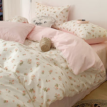 Four - piece Bed Set Pure Cotton Student Dormitory Duvet Cover Sheets - Bay Buy Shopping