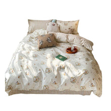 Four - piece Bed Set Pure Cotton Student Dormitory Duvet Cover Sheets - Bay Buy Shopping