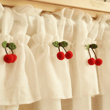 Fresh Linen Short Curtain For Kitchen Small Window - Bay Buy Shopping