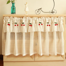 Fresh Linen Short Curtain For Kitchen Small Window - Bay Buy Shopping