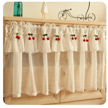 Fresh Linen Short Curtain For Kitchen Small Window - Bay Buy Shopping