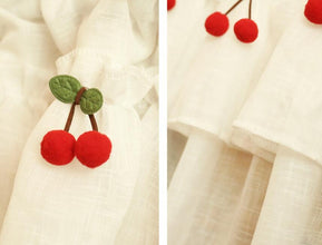 Fresh Linen Short Curtain For Kitchen Small Window - Bay Buy Shopping