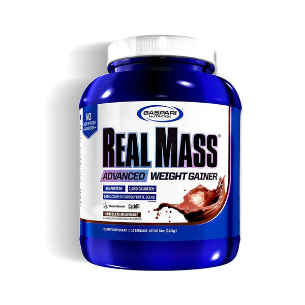 Gaspari Nutrition Real Mass 6 lbs Weigth Gainer Chocolate Milkshake - Bay Buy Shopping
