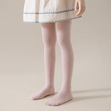 Girls' Casual Solid Color Simple One - piece Cotton Socks - Bay Buy Shopping