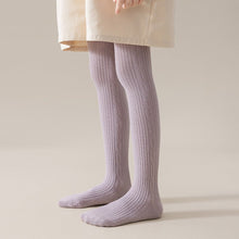 Girls' Casual Solid Color Simple One - piece Cotton Socks - Bay Buy Shopping