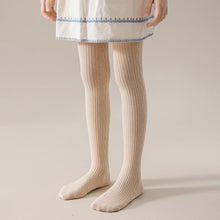 Girls' Casual Solid Color Simple One - piece Cotton Socks - Bay Buy Shopping