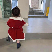 Girls' Korean Style Fleece Patchwork Dress - Bay Buy Shopping