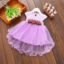 Girls' Skirt Cotton Skirt Solid Color Four Flower Dress - Bay Buy Shopping
