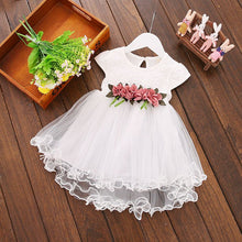 Girls' Skirt Cotton Skirt Solid Color Four Flower Dress - Bay Buy Shopping