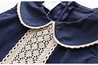 Girls' Skirts, New Summer Clothes, Western Style, Big Children'S Doll Collar Sleeveless Dress - Bay Buy Shopping
