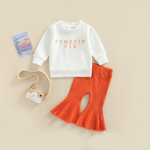 Halloween Children's Clothing Girls White Simple Print - Bay Buy Shopping
