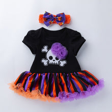 Halloween Pumpkin Short Sleeve Romper - Bay Buy Shopping