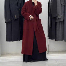 High - end Cashmere Double - sided Woolen Coat Women - Bay Buy Shopping