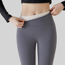 High Waist Cashmere Leggings Winter Warm Solid Plush Pants Fashion Slim Trousers Women Clothing - Bay Buy Shopping