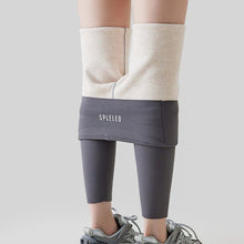 High Waist Cashmere Leggings Winter Warm Solid Plush Pants Fashion Slim Trousers Women Clothing - Bay Buy Shopping