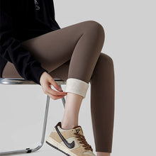 High Waist Cashmere Leggings Winter Warm Solid Plush Pants Fashion Slim Trousers Women Clothing - Bay Buy Shopping