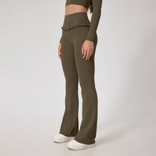 High Waist Hip Lift Lace Nude Feel Yoga Pants Running Fitness - Bay Buy Shopping