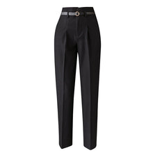 High - waist Women's Draped Loose And Thin Casual Cropped Trousers - Bay Buy Shopping