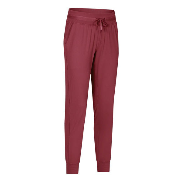 High - waist Yoga Women's Quick - drying Elasticated Slim Slimming Track Pants - Bay Buy Shopping