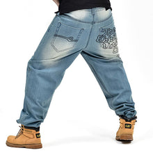 Hip - hop Style Denim Loose Casual Men's Jeans - Bay Buy Shopping