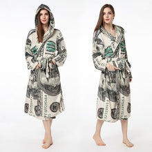 Home Clothes Warm Night Gown Flannel Bathrobe Personalized - Bay Buy Shopping