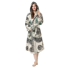 Home Clothes Warm Night Gown Flannel Bathrobe Personalized - Bay Buy Shopping