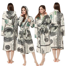 Home Clothes Warm Night Gown Flannel Bathrobe Personalized - Bay Buy Shopping