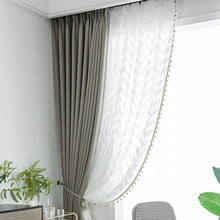 Japanese Linen Curtain Fabric Simple Living Room - Bay Buy Shopping
