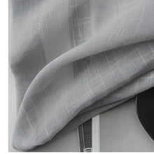 Japanese Linen Half Shade Curtain Solid Color Balcony Bedroom Living Room - Bay Buy Shopping