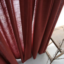 Japanese Linen Half Shade Curtain Solid Color Balcony Bedroom Living Room - Bay Buy Shopping