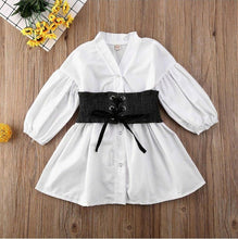 Kids Baby Irls Clothes White A - Line Shirt Dress For Irl - Bay Buy Shopping