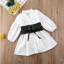 Kids Baby Irls Clothes White A - Line Shirt Dress For Irl - Bay Buy Shopping