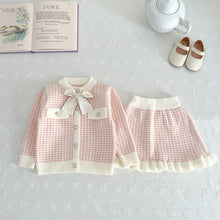 Kids' Sweater Skirt Knitted Cardigan Baby Two - piece Suit - Bay Buy Shopping