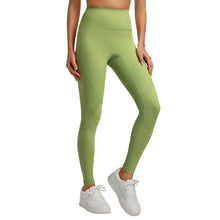 Line Contrast Color Yoga Pants Outdoor Mountaineering 7A Antibacterial Hip Lifting - Bay Buy Shopping