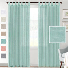 Linen Yarn Curtain Transparent Window Screen - Bay Buy Shopping