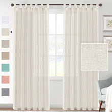 Linen Yarn Curtain Transparent Window Screen - Bay Buy Shopping