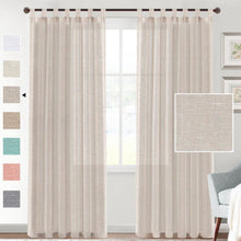 Linen Yarn Curtain Transparent Window Screen - Bay Buy Shopping
