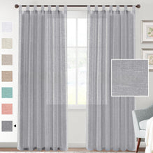Linen Yarn Curtain Transparent Window Screen - Bay Buy Shopping