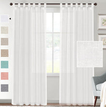 Linen Yarn Curtain Transparent Window Screen - Bay Buy Shopping