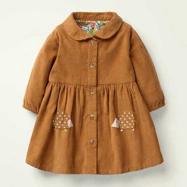 Little Kids Girls Autumn Children's Dress Baby - Bay Buy Shopping