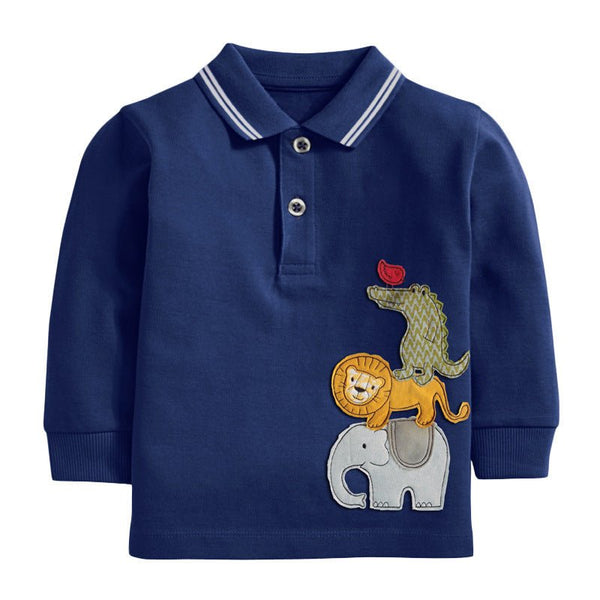 Little Maven Children's T-shirt Autumn New European And American Children's Clothing Boys - Bay Buy Shopping